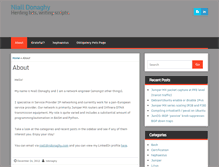 Tablet Screenshot of ndonaghy.com